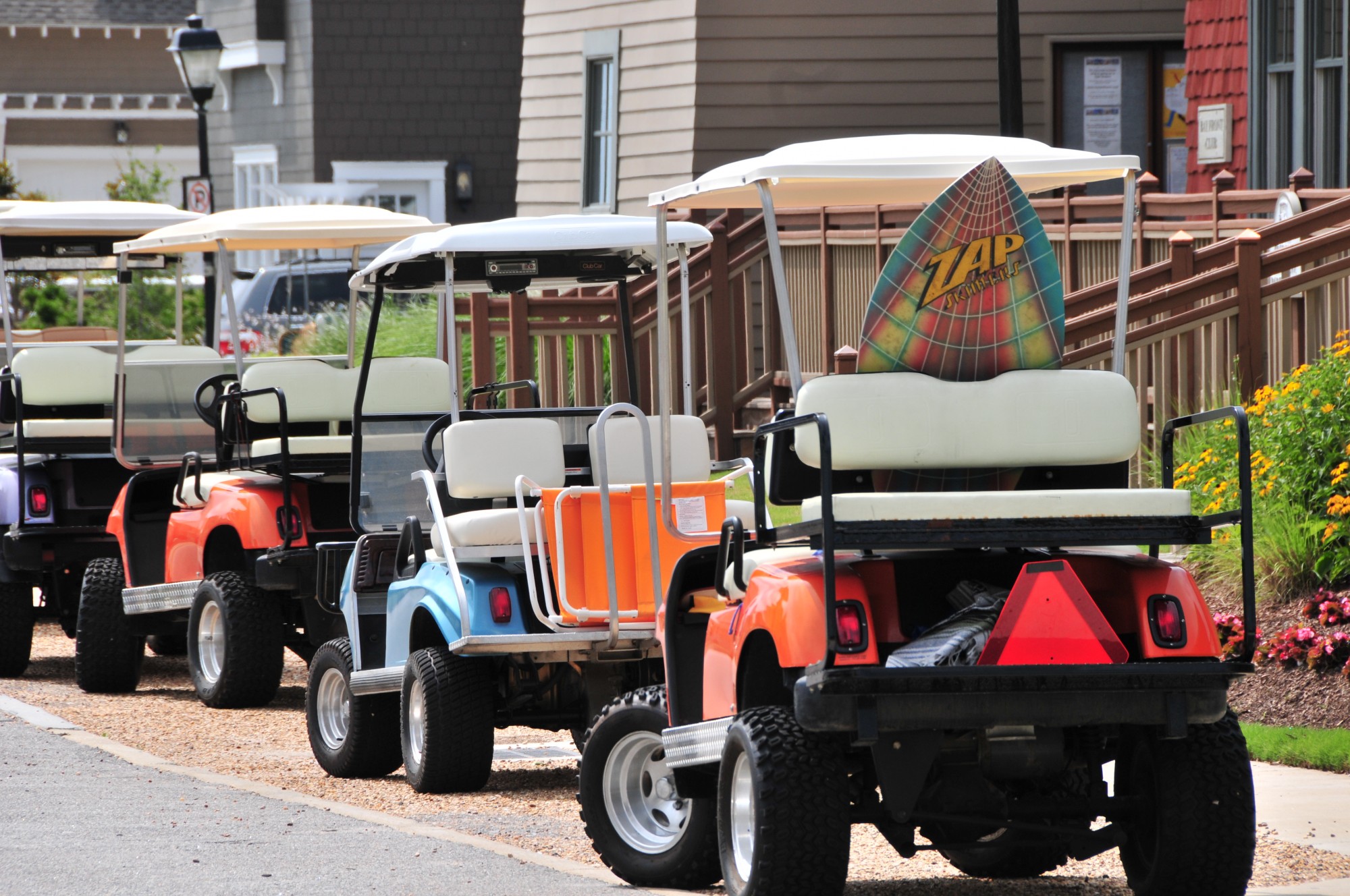 golf cart line up